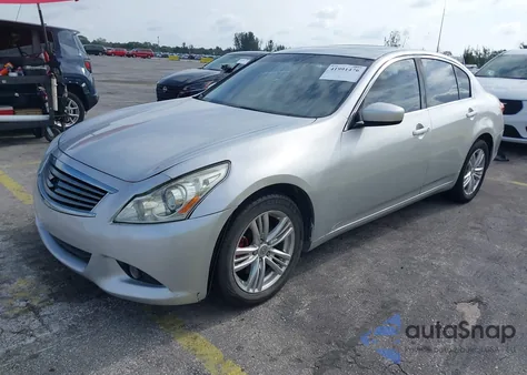 2011 Infiniti G37X из США, поврежденный, VIN JN1CV6AR9BM350269